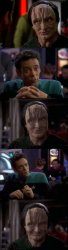 Garak and Bashir 5 panel Meme Template