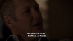 The Blacklist S2Ep2 Reddington responds to Liz Meme Template