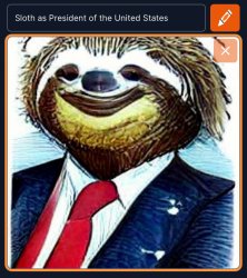 President sloth Meme Template