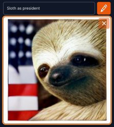 President sloth Meme Template