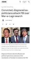 Andrew Cuomo and Blago condemn the FBI raid on Mar-a-Lago Meme Template