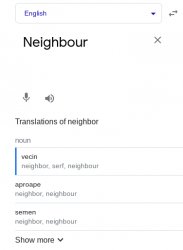 Neighbour Translation Meme Template