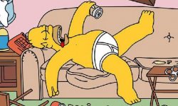 Homer-lazy Meme Template