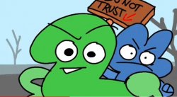 bfb four and two do not trust Meme Template