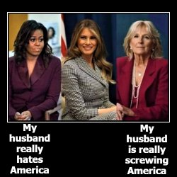 FLOTUS talk about POTUS feelings for America Meme Template