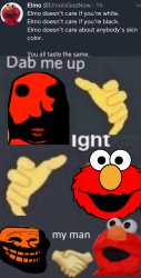 Elmo and Starved Meme Template