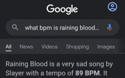 Slayer-raining-blood-bpm Meme Template