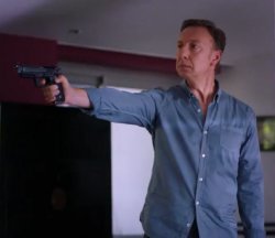 Stéphane Bern with a gun Meme Template