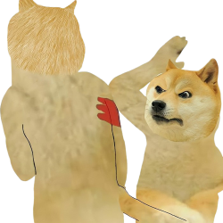 Angry Doge Slapping Meme Template