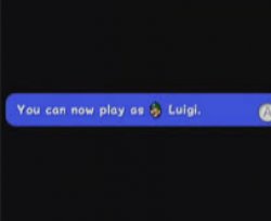 you can now play as luigi Meme Template