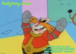 I'm gonna make some Hedgehog Stew in the afternoon! Meme Template