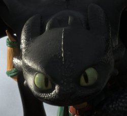 Toothless Death Stare (HTTYD) Meme Template