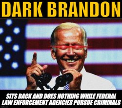 Dark Brandon masterminds the DOJ & FBI Meme Template