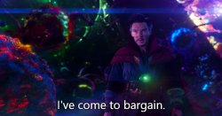 Doctor Strange I've come to bargain Meme Template