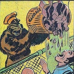 Golden Age NightTime Garbage Ape Meme Template