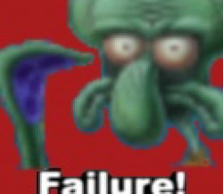 Squidward Failure Meme Template