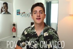 pigs on video Meme Template