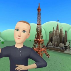 Zuckerberg Metaverse Eiffel Tower Meme Template