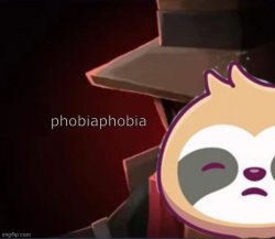 Sloth phobiaphobia Meme Template