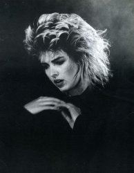 Kim Wilde black & white Meme Template