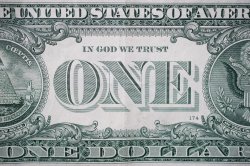 US One Dollar Bill Close Up Meme Template