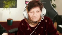 Babushka Curius Meme Template