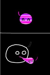 The Pink and Purpleball Meme Template