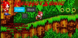 RedHotSonic announcement temp Meme Template