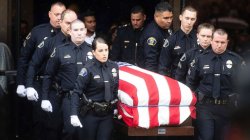Slain California police officer Ronil Singh funeral honor guard Meme Template