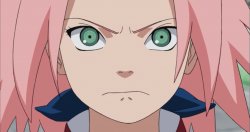 Sakura Is Upset Meme Template