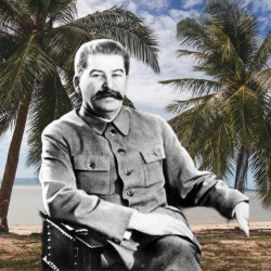 Stalin e ha hawaiani a segarse Meme Template