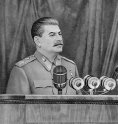 Joseph Stalin: ritardati diocane ve sto a di jna cosa dioporco! Meme Template