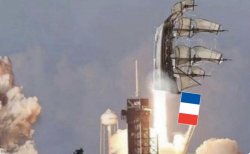 french rocket Meme Template