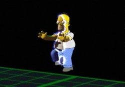 Homer Simpson 2d 3D Meme Template