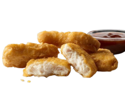 Chicken Nuggets From McDonalds Two Bites With Sauce Meme Template