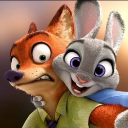 Nick Wilde and Judy Hopps selfie Meme Template