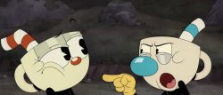 Cuphead n Mugman Meme Template