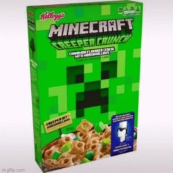 Minecraft Creeper Crunch Meme Template