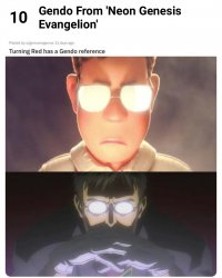 Turning Red Anime Meme Template