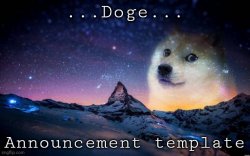 Announcement Meme Template