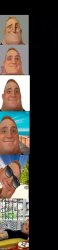 Mr Incredible Becoming relaxed Meme Template