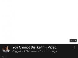 you cannot dislike this video Meme Template