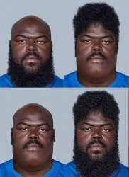 black man beard and haircut Meme Template