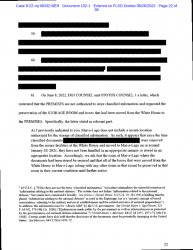 Redacted Trump Mar-a-Lago FBI search affidavit Meme Template