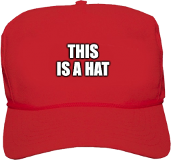 This is a hat Meme Template