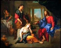 Jésus chez Marthe et une autre femme Meme Template