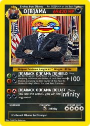 [B]ARACK O[B]AMA CARD Meme Template