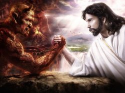 devil vs jesus Meme Template