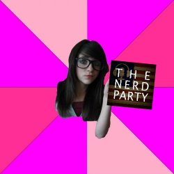 The NERD Party voter Meme Template