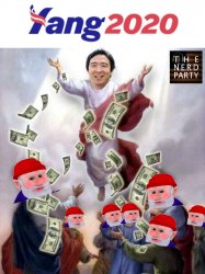 Yang 2020 gnome edition NERD Party Meme Template
